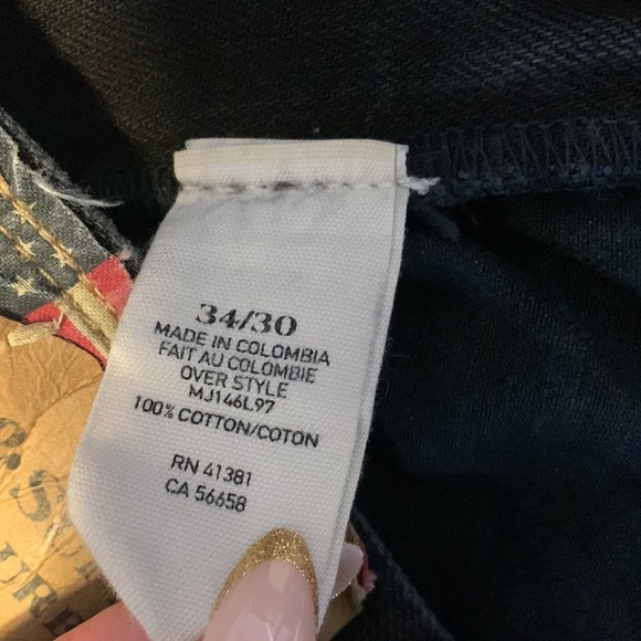 Denim & Supply Ralph Lauren straight fit blackburn black wash 34/30 cotton - Picture 14 of 14